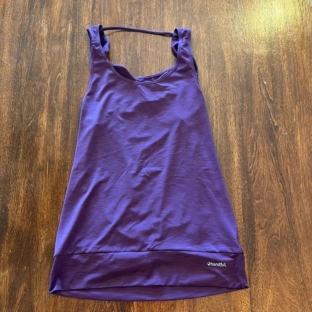 Handful scoop tank top shirt‎ women’s XS EUC